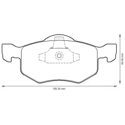 572503B BENDIX Тормозные колодки