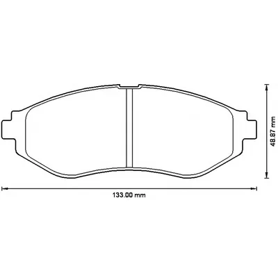 572539B BENDIX Тормозные колодки