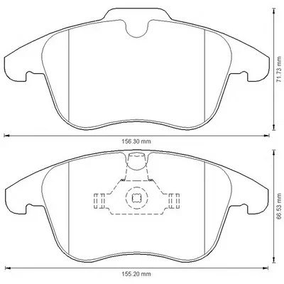 573201B BENDIX Тормозные колодки