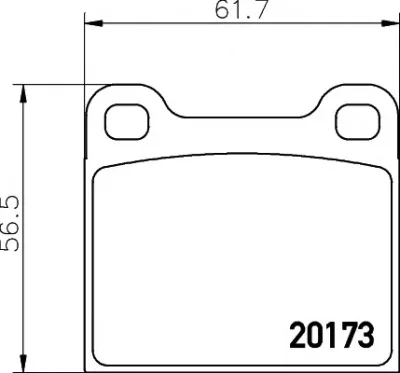 8DB 355 006-491 BEHR/HELLA/PAGID Тормозные колодки