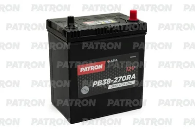 Стартерная аккумуляторная батарея PATRON PB38-270RA