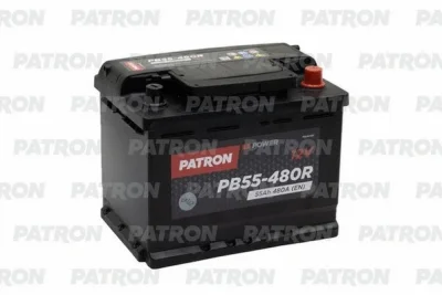 Стартерная аккумуляторная батарея PATRON PB55-480R