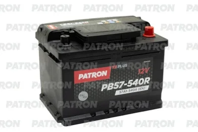 Стартерная аккумуляторная батарея PATRON PB57-540R