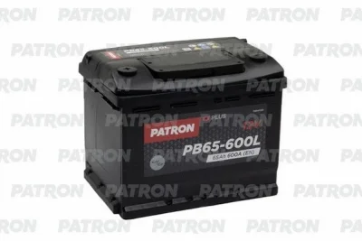 Стартерная аккумуляторная батарея PATRON PB65-600L