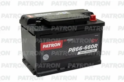 Стартерная аккумуляторная батарея PATRON PB66-660R
