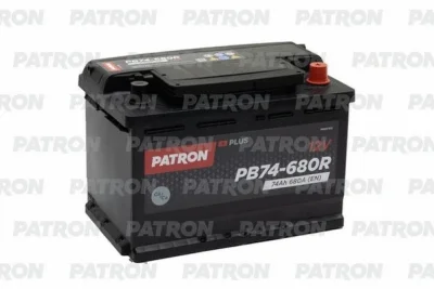 Стартерная аккумуляторная батарея PATRON PB74-680R