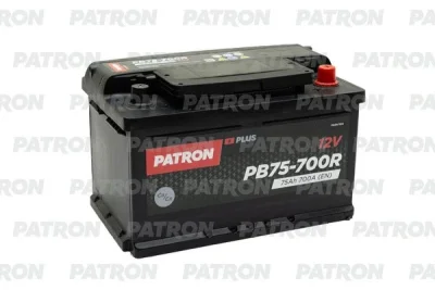 Стартерная аккумуляторная батарея PATRON PB75-700R