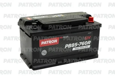 Стартерная аккумуляторная батарея PATRON PB85-760R