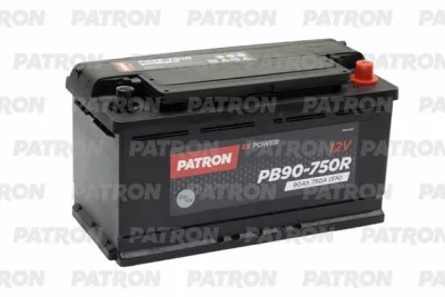 Стартерная аккумуляторная батарея PATRON PB90-750R