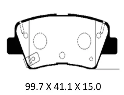 PBP189KOR PATRON Комплект тормозных колодок, дисковый тормоз