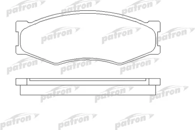 PBP340 PATRON Комплект тормозных колодок, дисковый тормоз