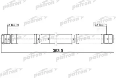 Приводной вал PATRON PDS0448