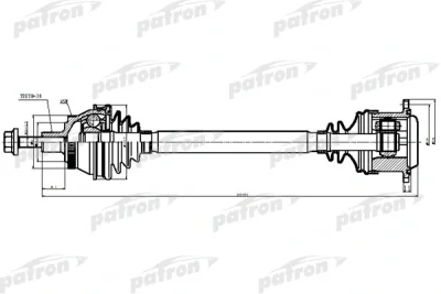 PDS9039 PATRON Приводной вал