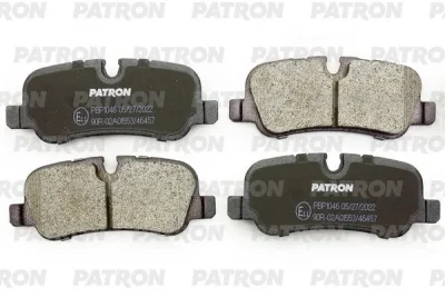 Комплект тормозных колодок, дисковый тормоз PATRON PBP1046