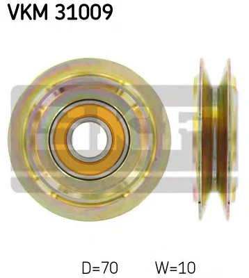 Ролик клинового ременя SKF VKM 31009