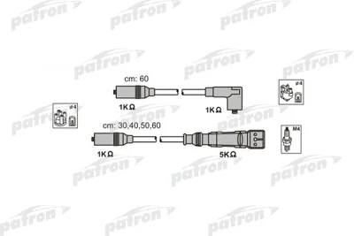 PSCI1000 PATRON Комплект проводов зажигания