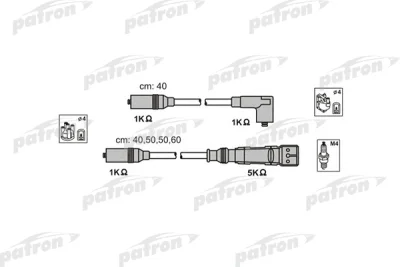 Комплект проводов зажигания PATRON PSCI1002