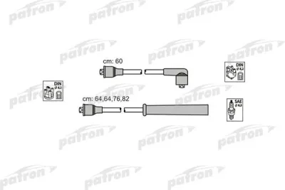 Комплект проводов зажигания PATRON PSCI1007