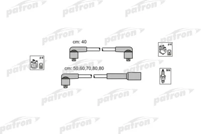 PSCI1010 PATRON Комплект проводов зажигания