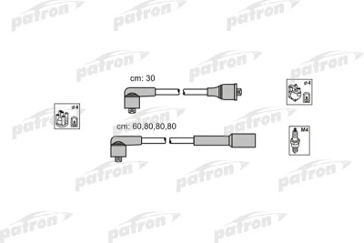 PSCI1012 PATRON Комплект проводов зажигания