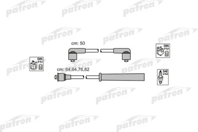 PSCI1016 PATRON Комплект проводов зажигания