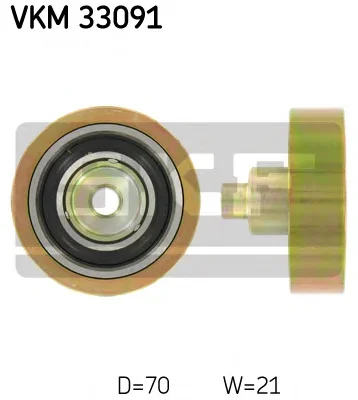 Ролик ручейкового ремень SKF VKM 33091