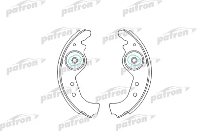Комплект тормозных колодок PATRON PSP027