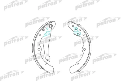 PSP151 PATRON Комплект тормозных колодок
