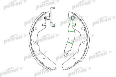 PSP174 PATRON Комплект тормозных колодок