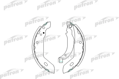 Комплект тормозных колодок PATRON PSP225