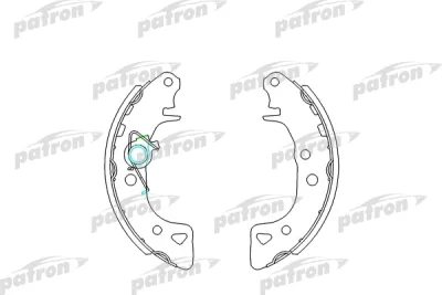 Комплект тормозных колодок PATRON PSP232