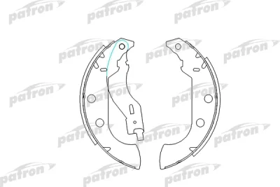 Комплект тормозных колодок PATRON PSP268