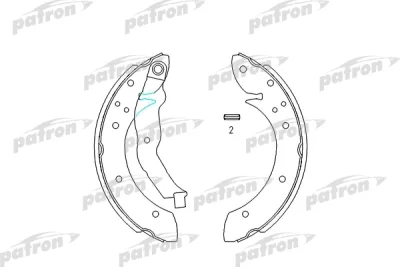PSP529 PATRON Комплект тормозных колодок
