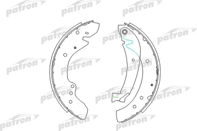 Комплект тормозных колодок PATRON PSP534