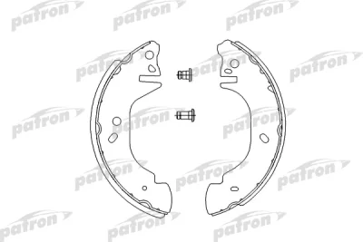 PSP542 PATRON Комплект тормозных колодок