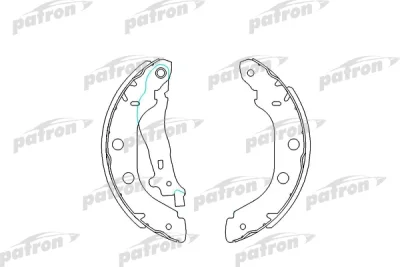 Комплект тормозных колодок PATRON PSP577