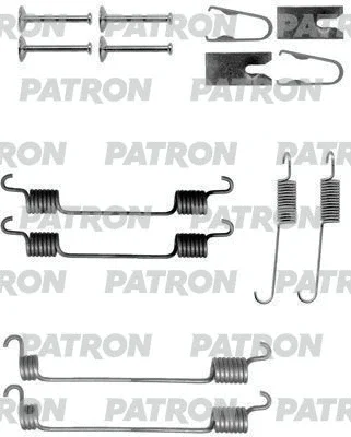 Комплектующие, тормозная колодка PATRON PSRK0076