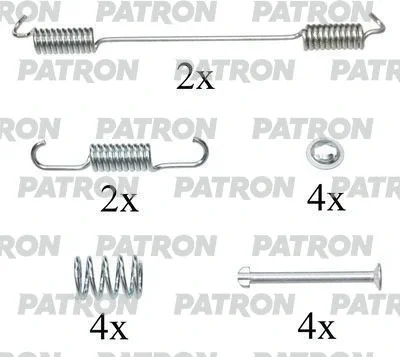 Комплектующие, тормозная колодка PATRON PSRK0099