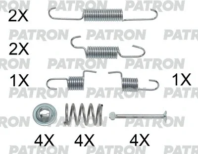PSRK0102 PATRON Комплектующие, тормозная колодка