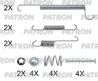 Комплектующие, тормозная колодка PATRON PSRK0125