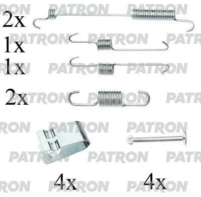 Комплектующие, тормозная колодка PATRON PSRK0138