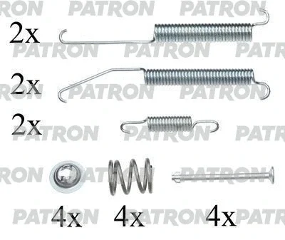PSRK0150 PATRON Комплектующие, тормозная колодка