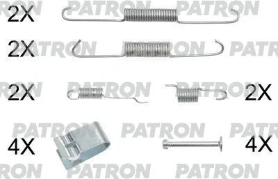 PSRK0160 PATRON Комплектующие, тормозная колодка
