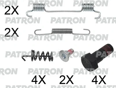 PSRK0170 PATRON Комплектующие, тормозная колодка