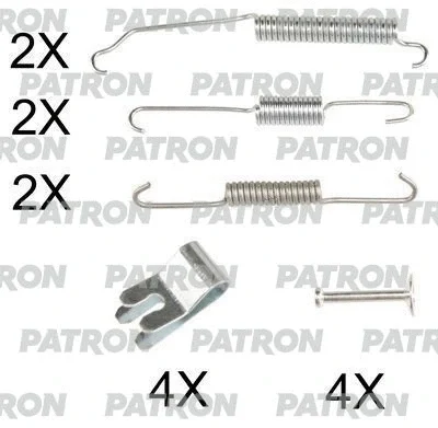 PSRK0211 PATRON Комплектующие, тормозная колодка