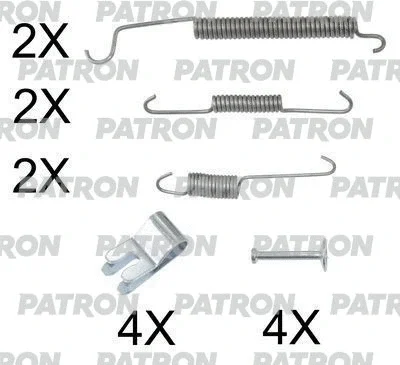 PSRK0220 PATRON Комплектующие, тормозная колодка