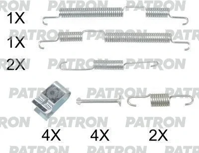 Комплектующие, тормозная колодка PATRON PSRK0229