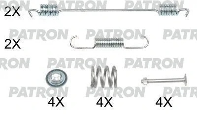 Комплектующие, тормозная колодка PATRON PSRK0242