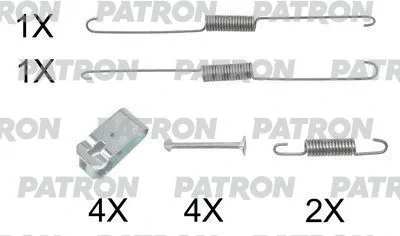 PSRK0246 PATRON Комплектующие, тормозная колодка