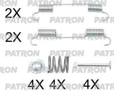 Комплектующие, стояночная тормозная система PATRON PSRK0255